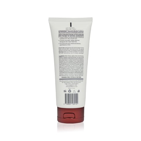 Hand and Body Lotion Back